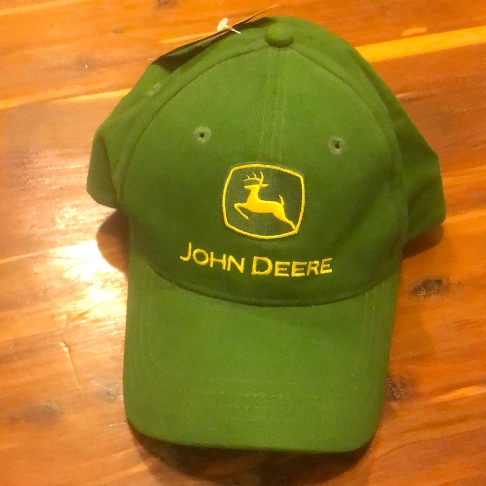 NWT John Deere Nothing Runs Like A Deere Strapback Baseball Cap